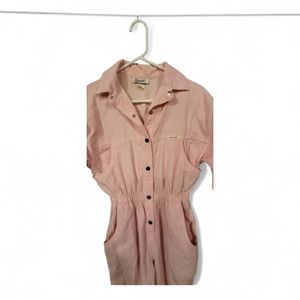 Vintage Dream Corduroy Pink Jumpsuit